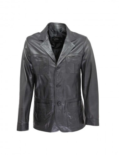 Veste cuir souple BRUCE,...