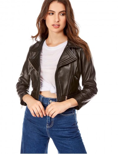 Blouson cuir GISELE, made...