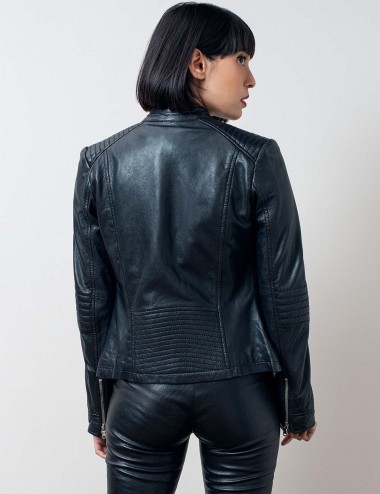 Blouson cuir Laura