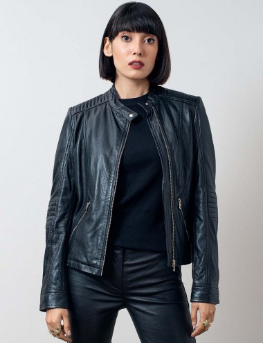 Blouson cuir Laura