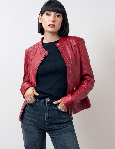 Blouson cuir Laura