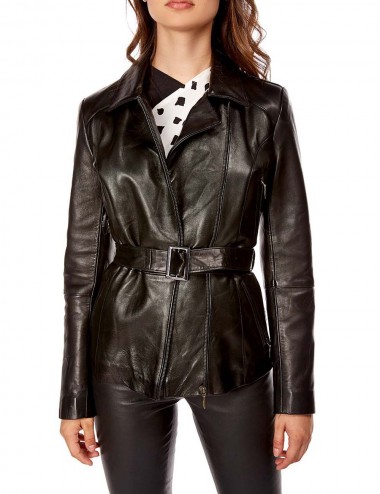 Veste cuir LEA, made in France