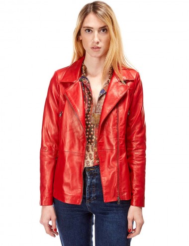 Veste cuir LEA, made in France