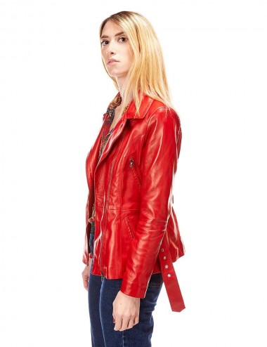 Veste cuir LEA, made in France