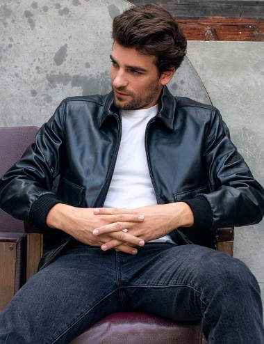 Blouson cuir LENNY