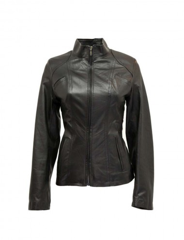 Blouson cintrée en cuir...