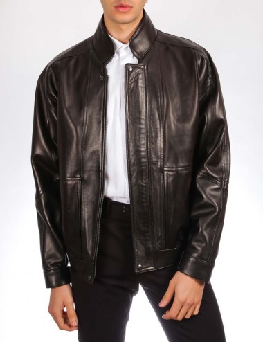 Blouson cuir NINO , made in...