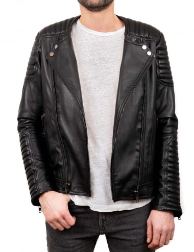 Blouson cuir AUSTIN, made...