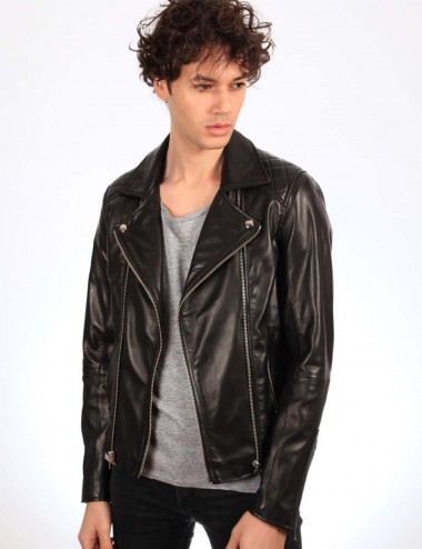 Blouson cuir RUDY, made in...