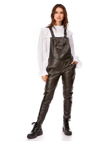 Salopette cuir, made in France