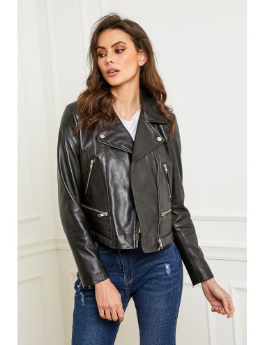 Blouson cuir Michele