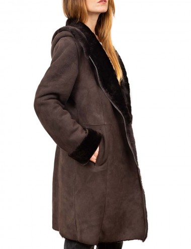 Manteau shearling QUEEN,...