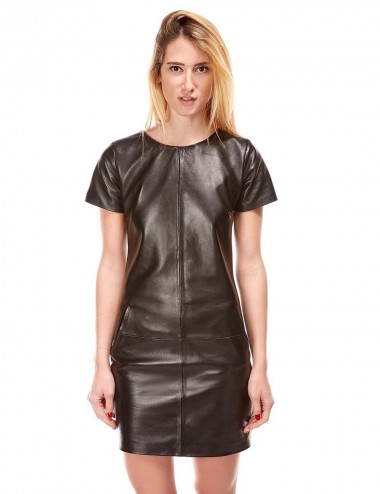 Robe cuir NOURYTH , made in...