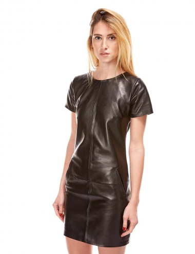 Robe cuir NOURYTH , made in...