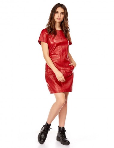 Robe cuir NOURYTH , made in...