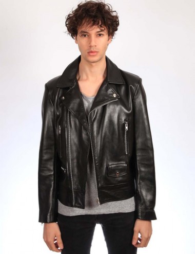 Blouson cuir KENDJI, made...