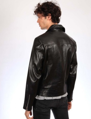 Blouson cuir KENDJI, made...