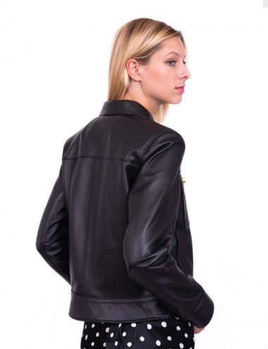 Veste en cuir MILA , made...