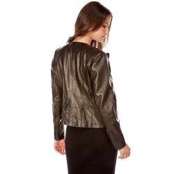 Veste cuir LYO, made in France