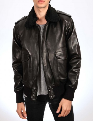 Blouson cuir FLY, made in...