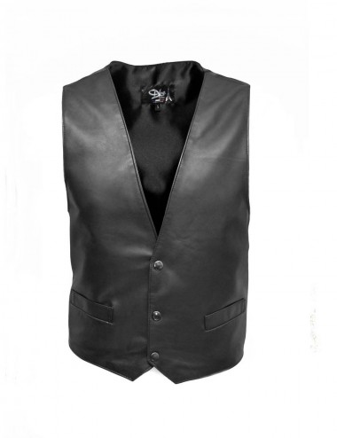 Gilet cuir BARM, made in...