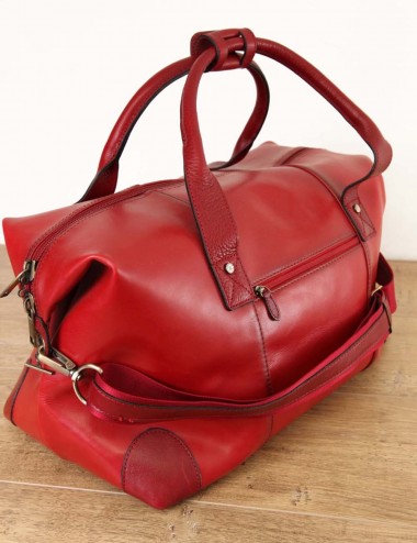 Sac voyage cuir