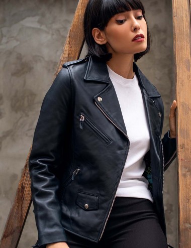 Blouson cuir NINA