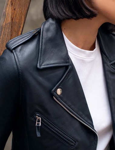 Blouson cuir NINA