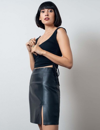 Jupe en cuir ALYZE