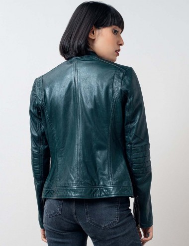 Blouson cuir Andrea